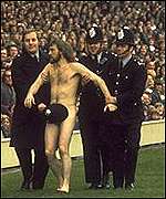 Michael O'Brien, the streaker with the bobby hat.